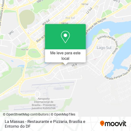 La Massas - Restaurante e Pizzaria mapa