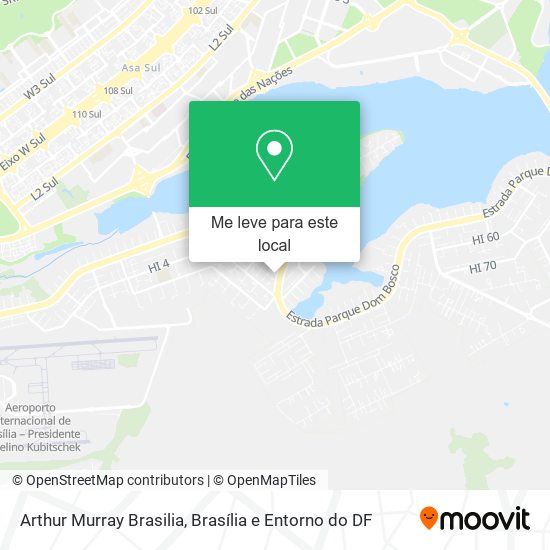 Arthur Murray Brasilia mapa