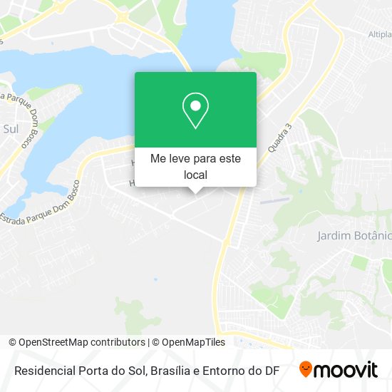 Residencial Porta do Sol mapa