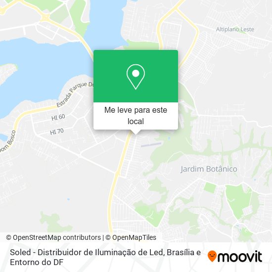 Soled - Distribuidor de Iluminação de Led mapa