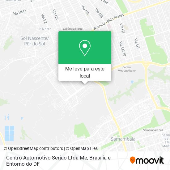 Centro Automotivo Serjao Ltda Me mapa