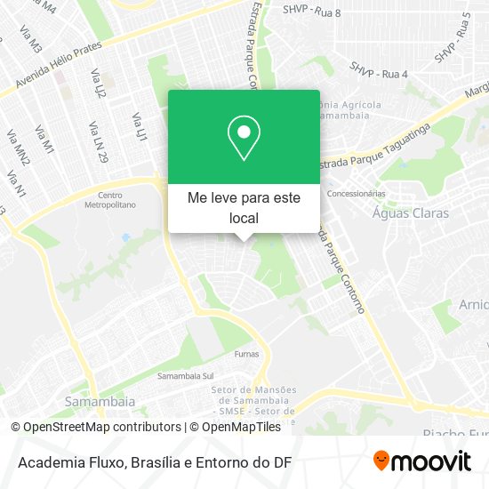 Academia Fluxo mapa