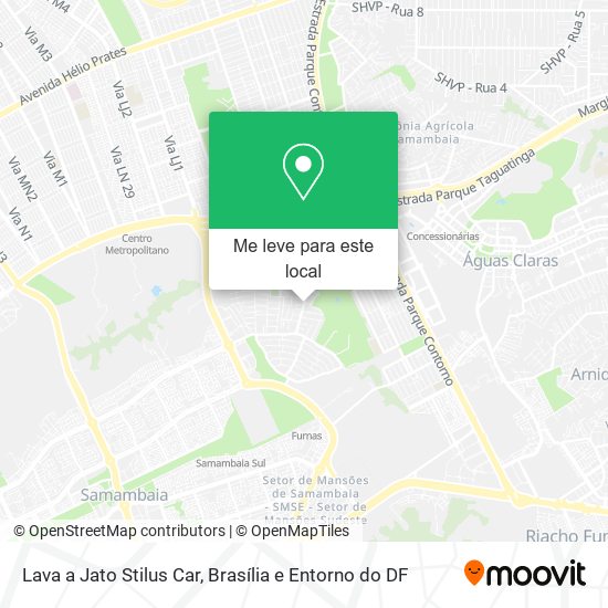 Lava a Jato Stilus Car mapa