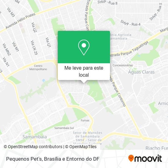 Pequenos Pet's mapa