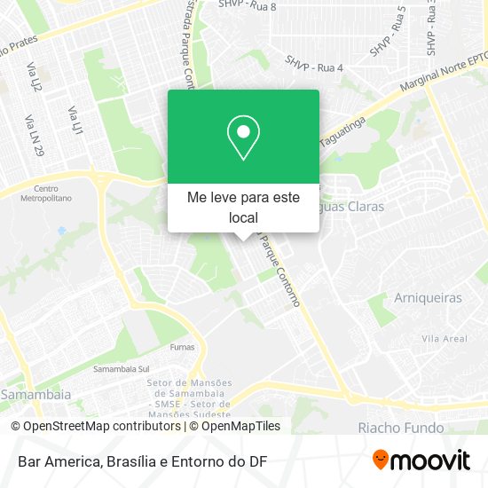 Bar America mapa
