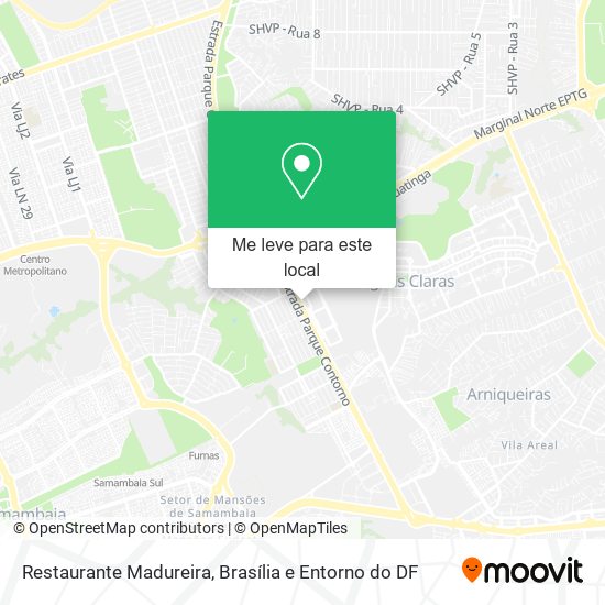 Restaurante Madureira mapa