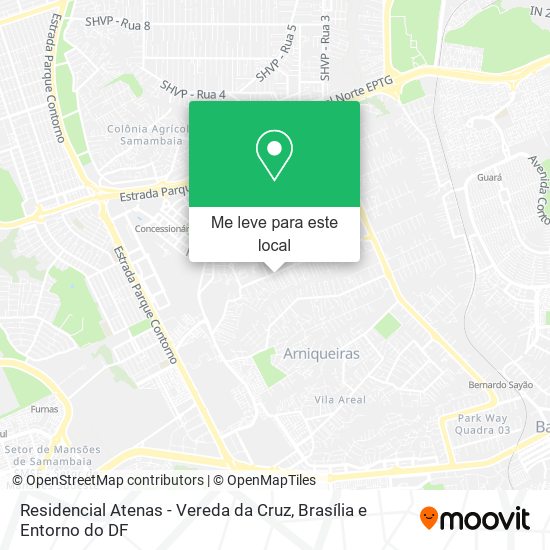 Residencial Atenas - Vereda da Cruz mapa