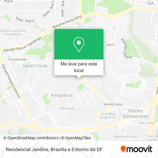 Residencial Jandins mapa