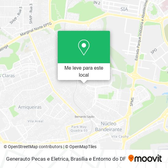 Generauto Pecas e Eletrica mapa