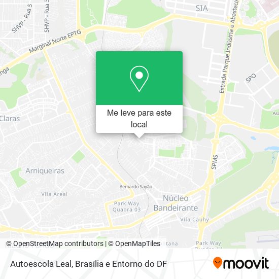 Autoescola Leal mapa