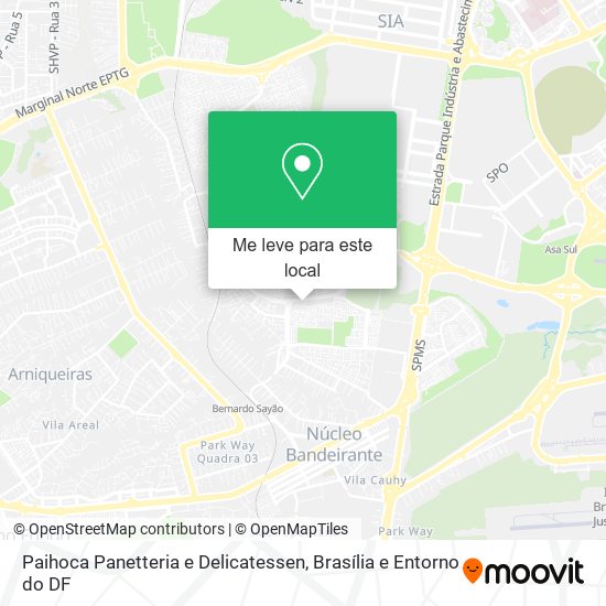 Paihoca Panetteria e Delicatessen mapa