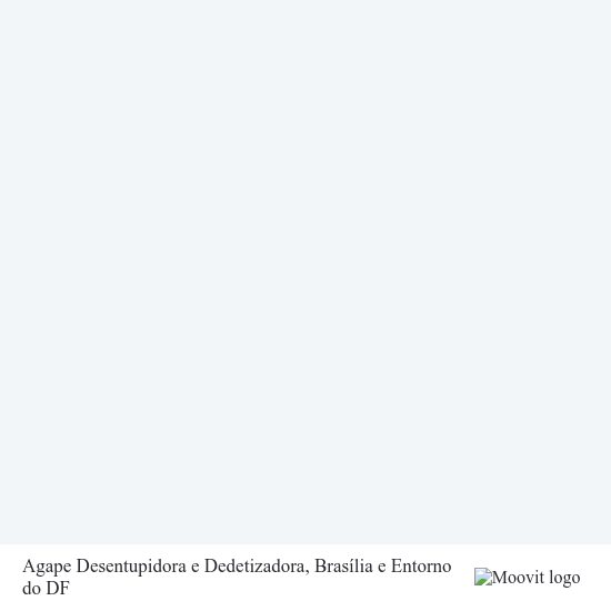 Agape Desentupidora e Dedetizadora mapa