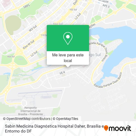 Sabin Medicina Diagnóstica Hospital Daher mapa
