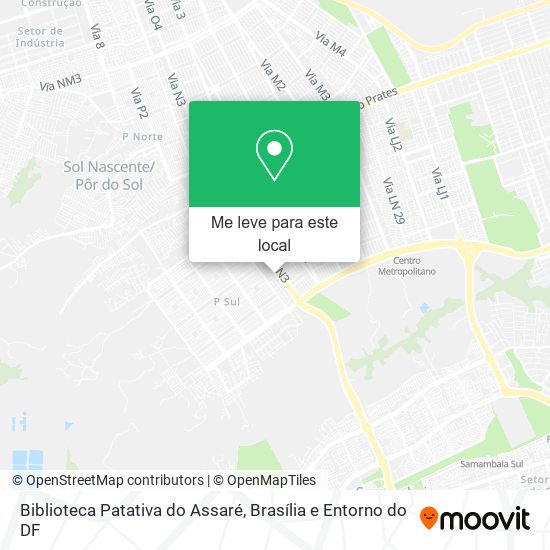 Biblioteca Patativa do Assaré mapa
