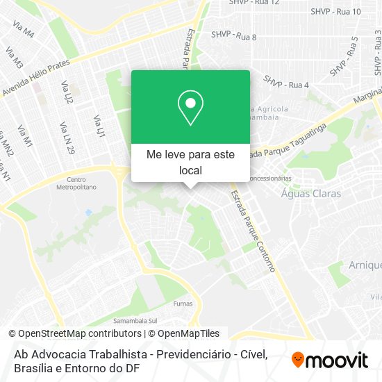 Ab Advocacia Trabalhista - Previdenciário - Cível mapa