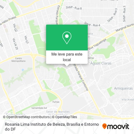 Rosania Lima Instituto de Beleza mapa