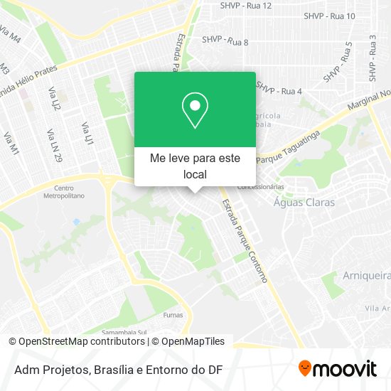 Adm Projetos mapa