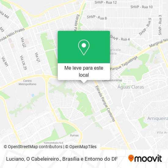 Luciano, O Cabeleireiro. mapa