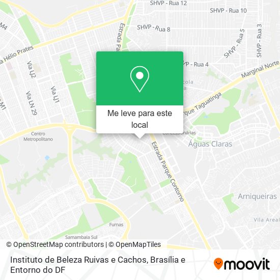 Instituto de Beleza Ruivas e Cachos mapa