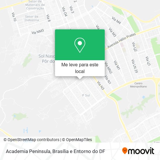 Academia Península mapa