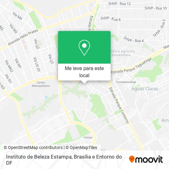 Instituto de Beleza Estampa mapa