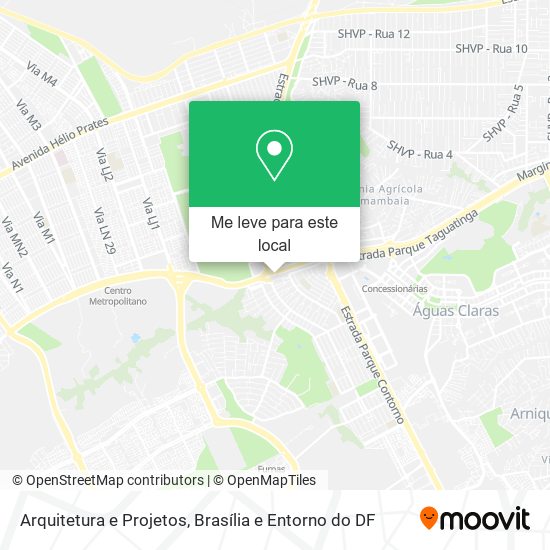 Arquitetura e Projetos mapa