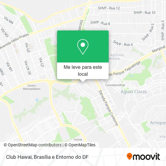 Club Hawai mapa
