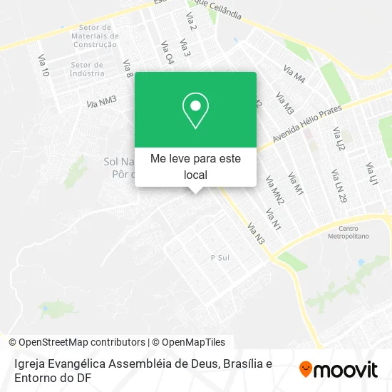 Igreja Evangélica Assembléia de Deus mapa