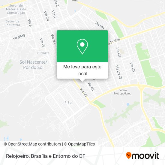 Relojoeiro mapa
