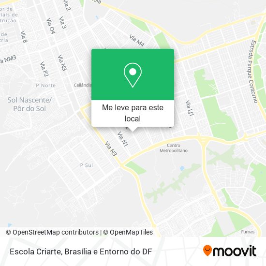 Escola Criarte mapa