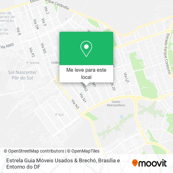 Estrela Guia Móveis Usados & Brechó mapa