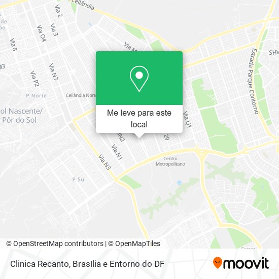 Clinica Recanto mapa