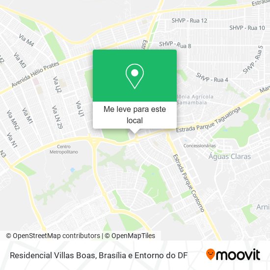 Residencial Villas Boas mapa