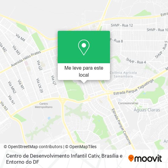 Centro de Desenvolvimento Infantil Cativ mapa