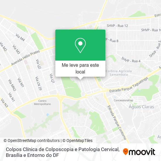 Colpos Clínica de Colposcopia e Patologia Cervical mapa