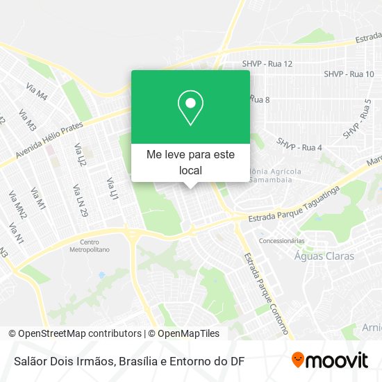 Salãor Dois Irmãos mapa