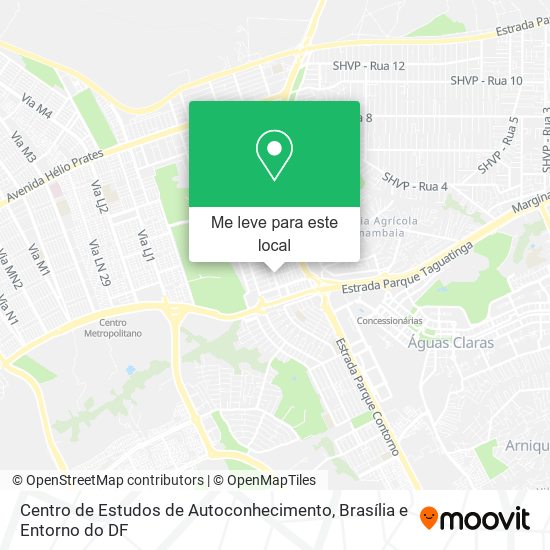 Centro de Estudos de Autoconhecimento mapa