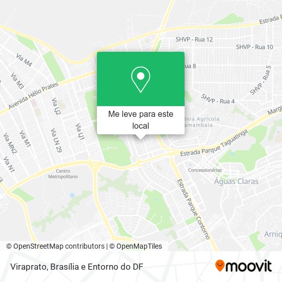 Viraprato mapa