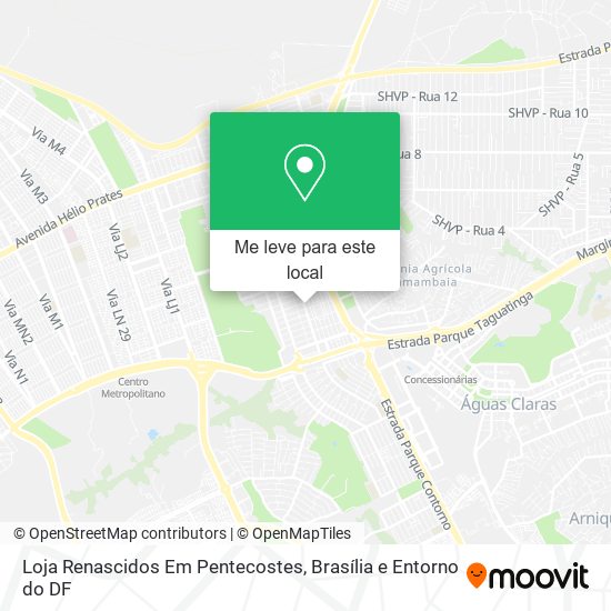 Loja Renascidos Em Pentecostes mapa