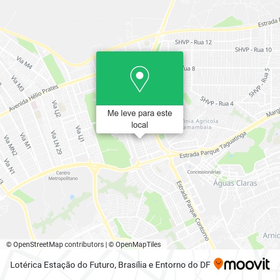 Lotérica Estação do Futuro mapa
