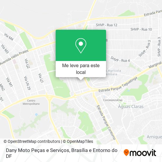 Dany Moto Peças e Serviços mapa