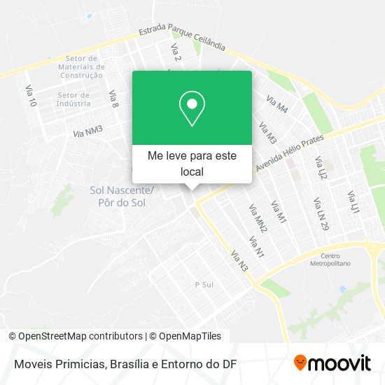 Moveis Primicias mapa