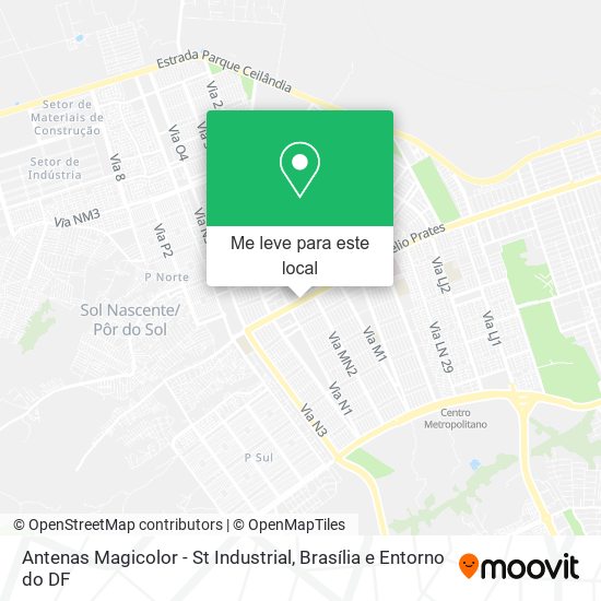 Antenas Magicolor - St Industrial mapa