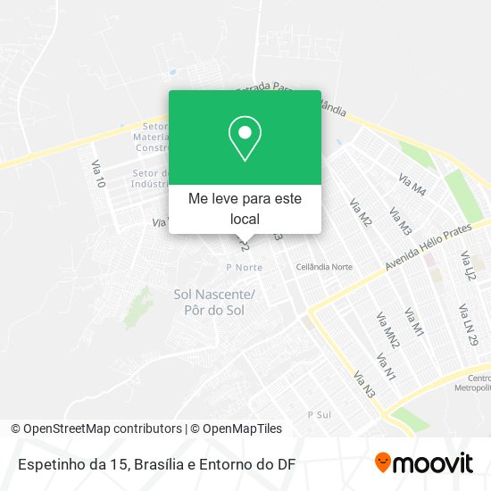 Espetinho da 15 mapa