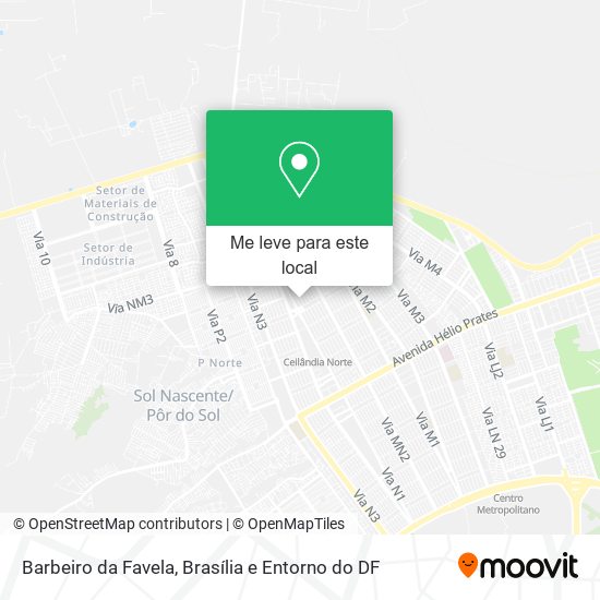 Barbeiro da Favela mapa