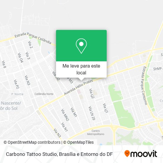 Carbono Tattoo Studio mapa