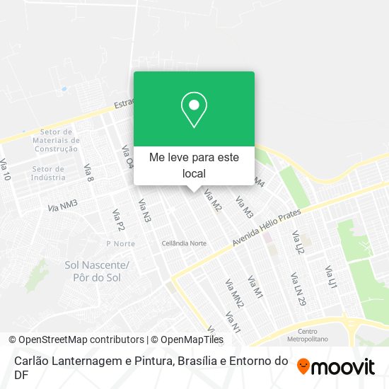 Carlão Lanternagem e Pintura mapa