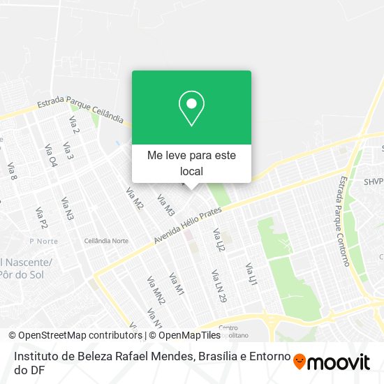 Instituto de Beleza Rafael Mendes mapa