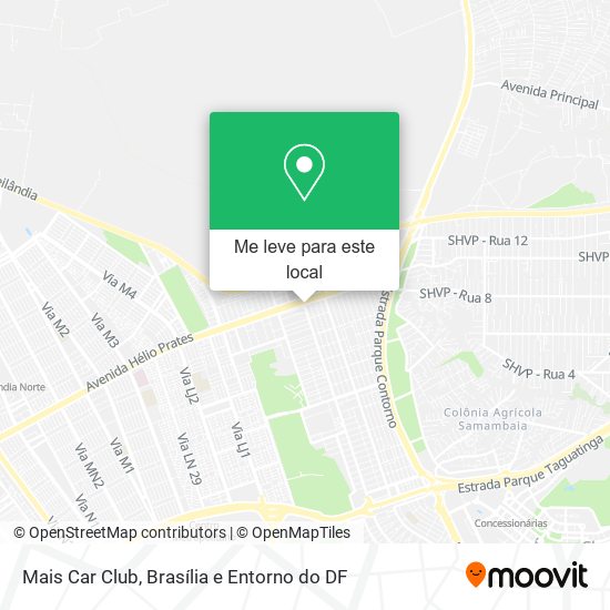 Mais Car Club mapa