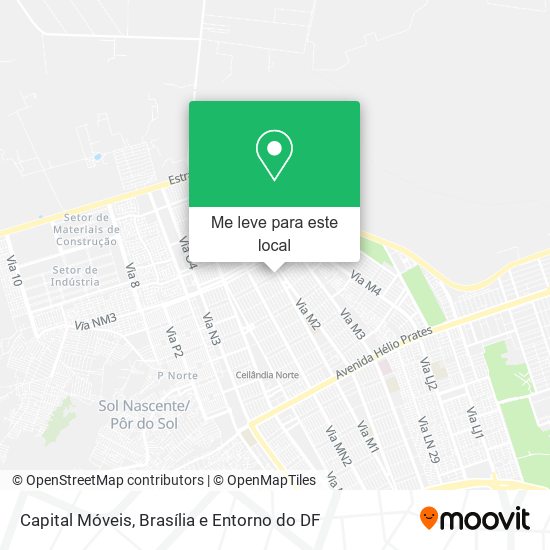 Capital Móveis mapa